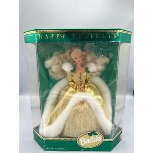 1994 Happy‎ Holidays Barbie doll Special Edition Mattel 12155